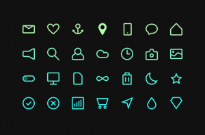 in cohesive icons