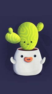 cactus phone wallpaper iconutopia